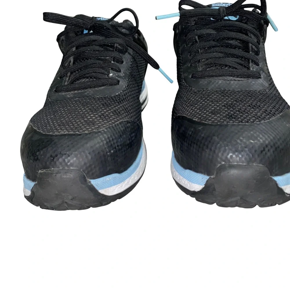 Timberland PRO Womens ReBOTL Composite Toe ESD Work Shoes Black Blue A5S6P Sz 7